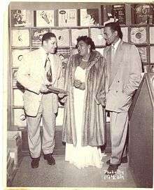 John Dolphin and Billie Holiday at Dolphin's Of Hollywood