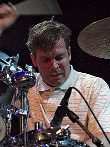 A man playing the drums