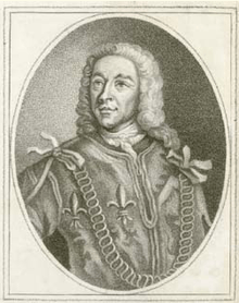 Portrait of John Warburton, the first antiquarian to mention Wade's Causeway in a published work