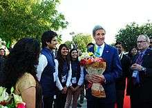 US Sen. John Kerry on PDPU Campus