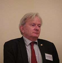 Prof. John Zarnecki, current President of the RAS
