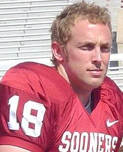 A picture of Jason White while with the Sooners.