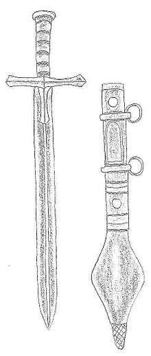 A kaskara sword