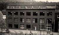 Old factory building, circa 1934, used as concentration camp