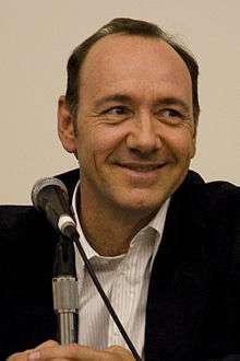 Photo of Kevin Spacey at the 2008 San Diego Comic-Con International.