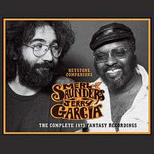 Photo of Jerry Garcia and Merl Saunders by Annie Leibovitz