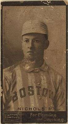 Kid Nichol's 1895 Boston Beaneaters baseball card