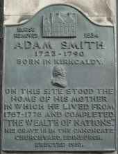 A plaque of Smith