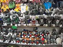 Koala souvenir soft toys