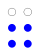 ⠶ (braille pattern dots-2356)