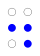 ⠲ (braille pattern dots-256)