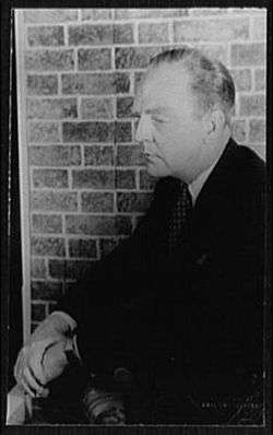 Black-and-white photo of William Inge in 1954.