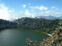 A photography of the Chicabal lake