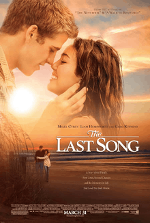 The last song poster