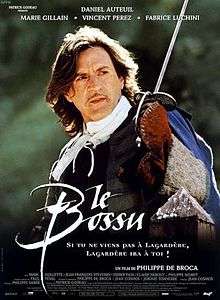 Image of a film poster showing Daniel Auteuil