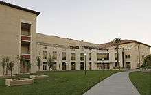 Lucas Hall, home of the Leavey School of Business, Santa Clara University, California