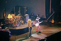 Led Zeppelin live on stage 1975