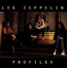 A photograph of Led Zeppelin