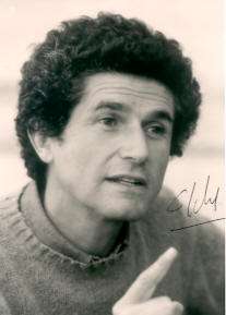Sepia photo of Claude Lelouch in the 1970s.