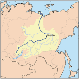Lena River and Lake Baikal