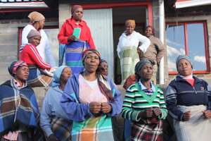 Community Health Workers in Lesotho receive monthly trainings.
