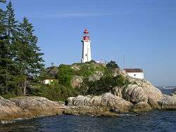 Point Atkinson Lighthouse as seen from the water