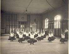 Swedish gymnastics about 1900