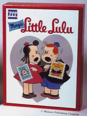 Slipcase cover to Volume III of the Little Lulu Library