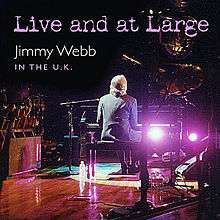 Album cover image of Jimmy Webb on stage at the piano