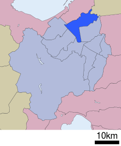 Location of Kita-ku in Sapporo