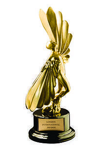 The statue for the Gold LIA award