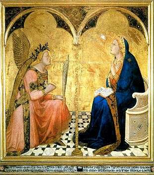 Lorenzetti' Annunciation.