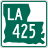 Louisiana Highway 425 marker