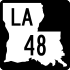 Louisiana Highway 48 marker