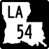 Louisiana Highway 54 marker