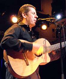 Photo of Luka Bloom performing on stage