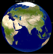 Globe showing visibility