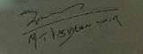 The signature of M. T. Vasudevan Nair