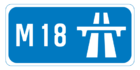 M18 motorway shield}}