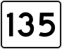 State Route 135 marker