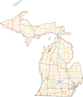 Michigan's state trunkline highways run through all 83 counties