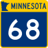 Trunk Highway 68 marker