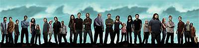 The main actors from Lost, standing side-by-side.