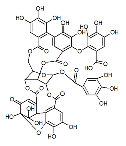 Chemical structure of mallotusinic acid.