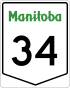 Manitoba Highway 34 shield