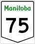 Manitoba Highway 75 shield