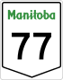 Manitoba Highway 77 shield