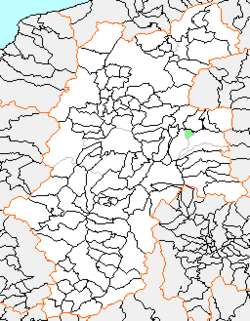 Map of Asashina, Nagano