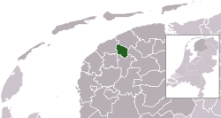 Location of Leeuwarderadeel