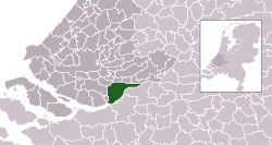 Location of Dordrecht